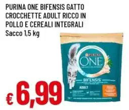 Famila Purina one bifensis gatto crocchette adult ricco in pollo e cereali integrali offerta