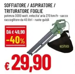 Famila Soffiatore/aspiratore/ trituratore foglie offerta