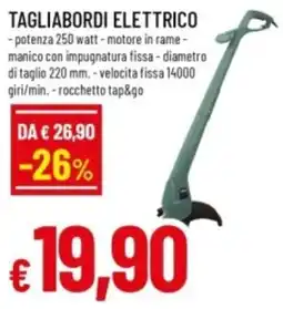 Famila Tagliabordi elettrico offerta