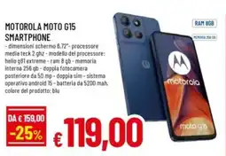 Famila Motorola moto G15 smartphone offerta