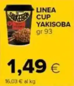 Oasi Saikebon linea cup yakisoba offerta