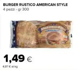 Oasi Burger rustico AMERICAN STYLE offerta