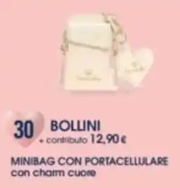 Famila Minibag con portacellulare con charm cuore offerta
