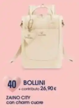 Famila Zaino city con charm cuore offerta