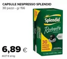 Oasi Capsule nespresso SPLENDID offerta