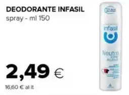 Oasi Deodorante INFASIL offerta