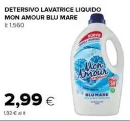 Oasi Detersivo lavatrice liquido mon amour blu mare offerta