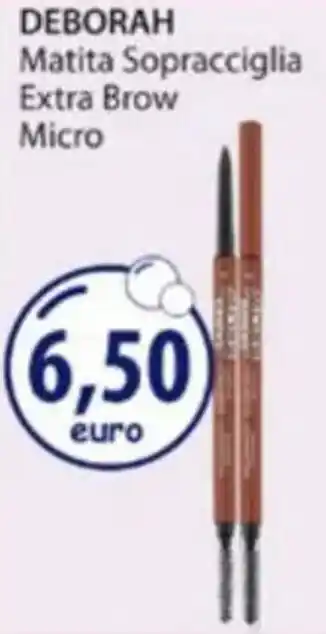 Acqua & Sapone DEBORAH Matita Sopracciglia Extra Brow Micro offerta
