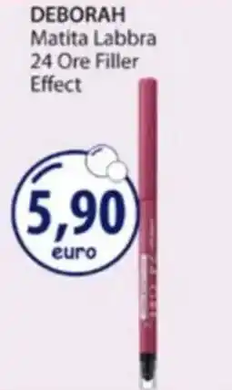 Acqua & Sapone DEBORAH Matita Labbra 24 Ore Filler Effect offerta