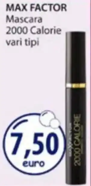 Acqua & Sapone MAX FACTOR Mascara 2000 Calorie offerta
