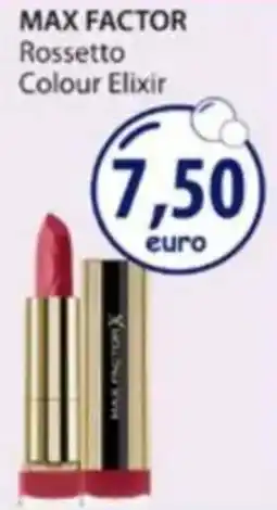 Acqua & Sapone MAX FACTOR Rossetto Colour Elixir offerta