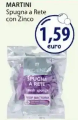 Acqua & Sapone MARTINI Spugna a Rete con Zinco offerta