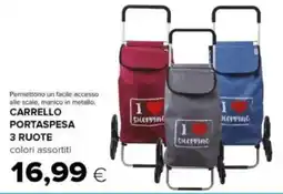 Oasi Carrello portaspesa 3 ruote offerta