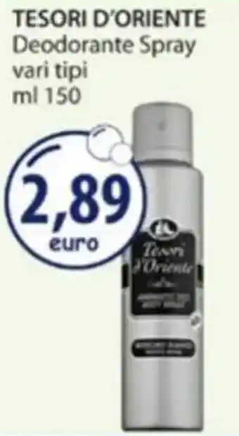 Acqua & Sapone TESORI D'ORIENTE Deodorante Spray offerta
