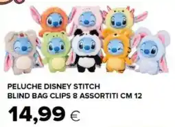 Oasi Peluche disney stitch blind bag clips 8 assortiti cm 12 offerta
