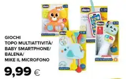 Oasi Giochi topo multiattività/ baby smartphone/ balena/ mike il microfono offerta