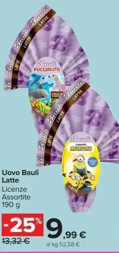 Carrefour Market Uovo Bauli Latte offerta