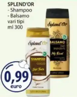Acqua & Sapone SPLEND'OR Shampoo, Balsamo offerta