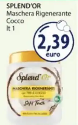Acqua & Sapone SPLEND'OR Maschera Rigenerante Cocco offerta