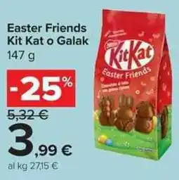 Carrefour Market Easter Friends Kit Kat o Galak offerta