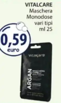 Acqua & Sapone VITALCARE Maschera Monodose offerta