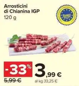 Carrefour Market Arrosticini di Chianina IGP offerta
