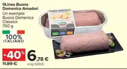 Carrefour Market OLinea Buona Domenica Amadori offerta