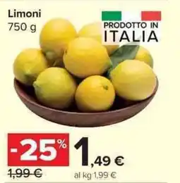 Carrefour Market Limoni offerta