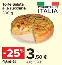 Carrefour Market Torte Salata alle zucchine offerta