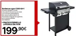 Leroy Merlin Barbecue a gas C500 4B+1 offerta