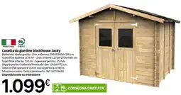 Leroy Merlin Casetta da giardino blockhouse Jacky offerta