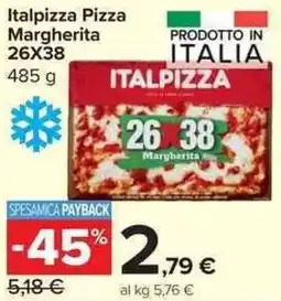 Carrefour Market Italpizza Pizza Margherita 26X38 offerta