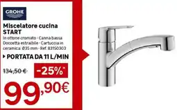 Leroy Merlin GROHE Miscelatore cucina START offerta
