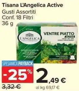 Carrefour Market Tisana L'Angelica Active offerta