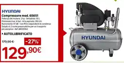 Leroy Merlin HYUNDAI Compressore mod. 65651 offerta