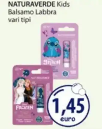 Acqua & Sapone NATURAVERDE Kids Balsamo Labbra offerta