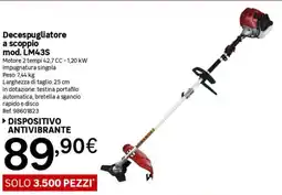Leroy Merlin Decespugliatore a scoppio mod. LM43S offerta