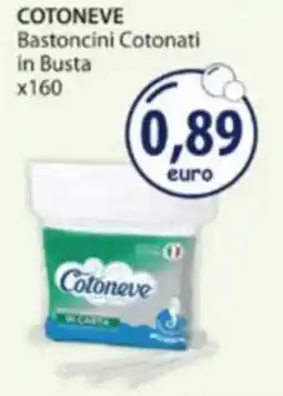 Acqua & Sapone COTONEVE Bastoncini Cotonati in Busta x160 offerta