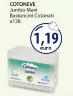 Acqua & Sapone COTONEVE Jumbo Maxi Bastoncini Cotonati x128 offerta