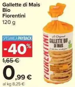 Carrefour Market Gallette di Mais Bio Fiorentini offerta
