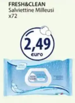 Acqua & Sapone FRESH&CLEAN Salviettine Milleusi x72 offerta