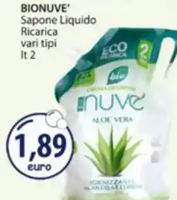 Acqua & Sapone BIONUVE Sapone Liquido Ricarica offerta