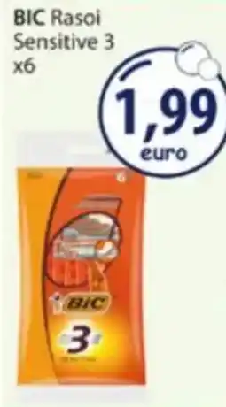 Acqua & Sapone BIC Rasoi Sensitive 3 x6 offerta