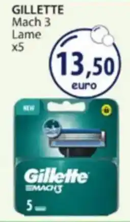 Acqua & Sapone GILLETTE Mach 3 Lame x5 offerta