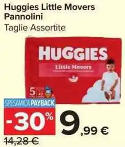 Carrefour Market Huggies Little Movers Pannolini offerta