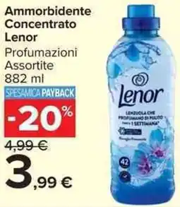 Carrefour Market Ammorbidente Concentrato Lenor offerta