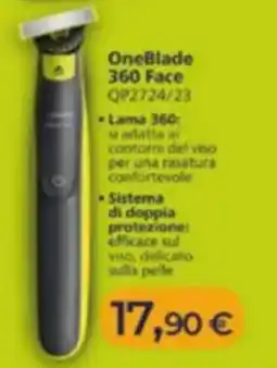 Acqua & Sapone PHILIPS OneBlade 360 Face QP2724/23 offerta