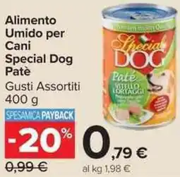 Carrefour Market Alimento Umido per Cani Special Dog Patè offerta
