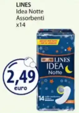 Acqua & Sapone LINES Idea Notte Assorbenti x14 offerta