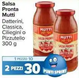 Carrefour Market Salsa Pronta Mutti offerta